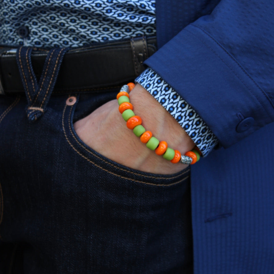 Orange Color Iconic Homo Murano - Labelle Ikeya Création Originale - Bracelets