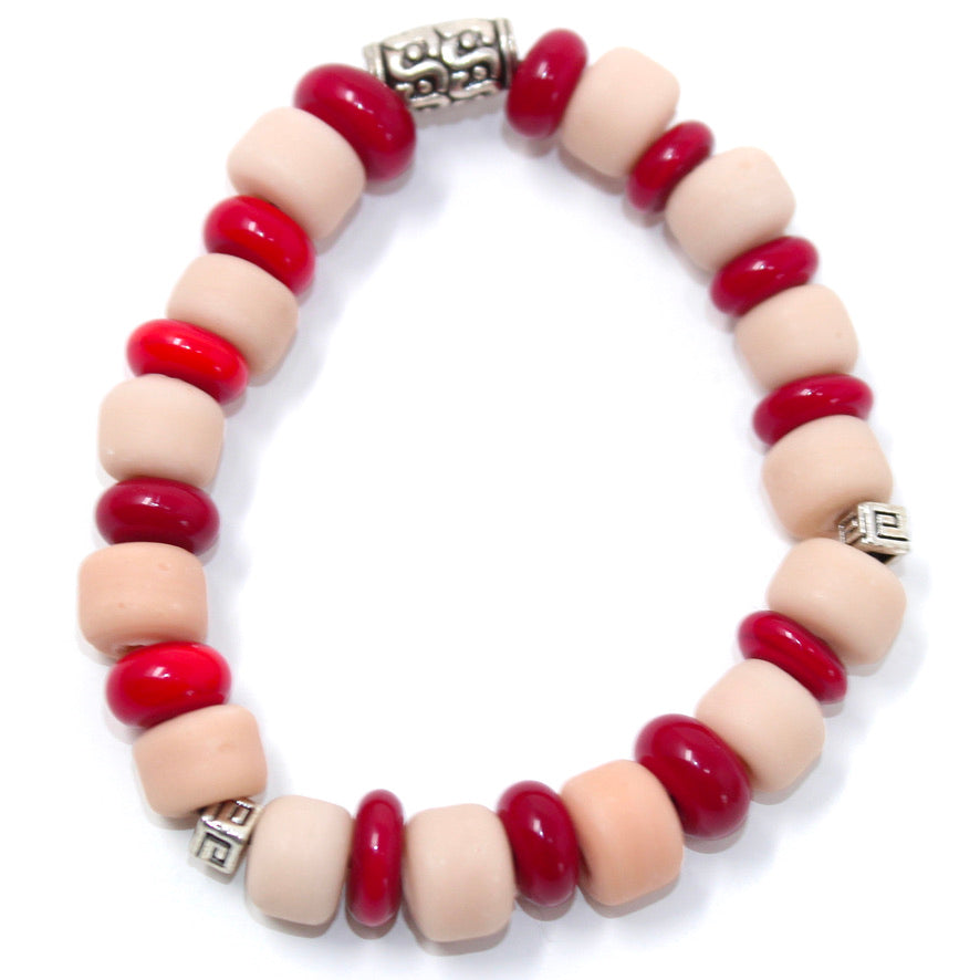 Red Color Iconic Homo Murano - Labelle Ikeya Création Originale - Bracelets