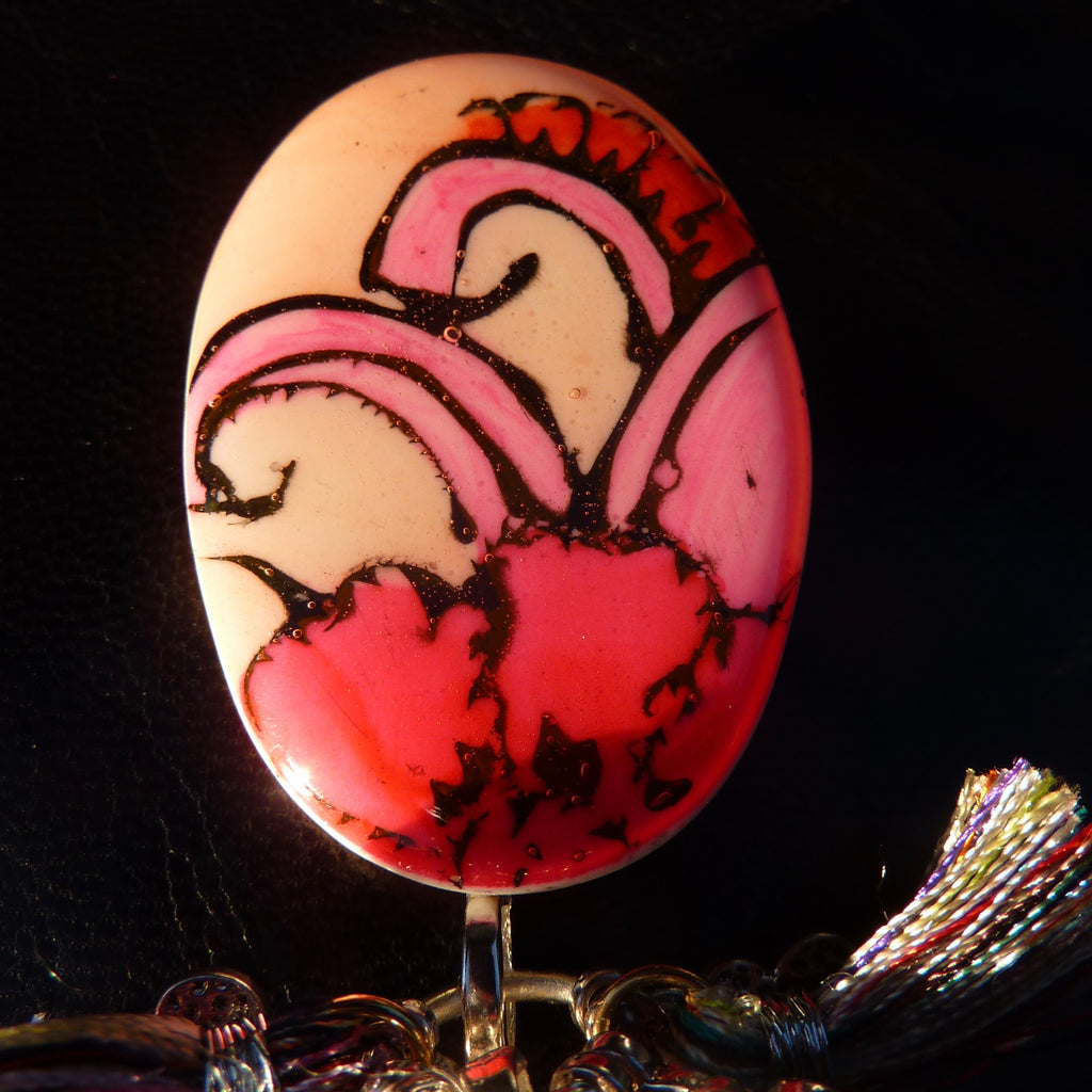 Lys Rose Broche - Labelle Ikeya Création Originale - Broches