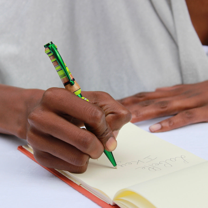 Stylo Bois Tourné Rechargeable N° 16 - Labelle Ikeya Création Originale - 