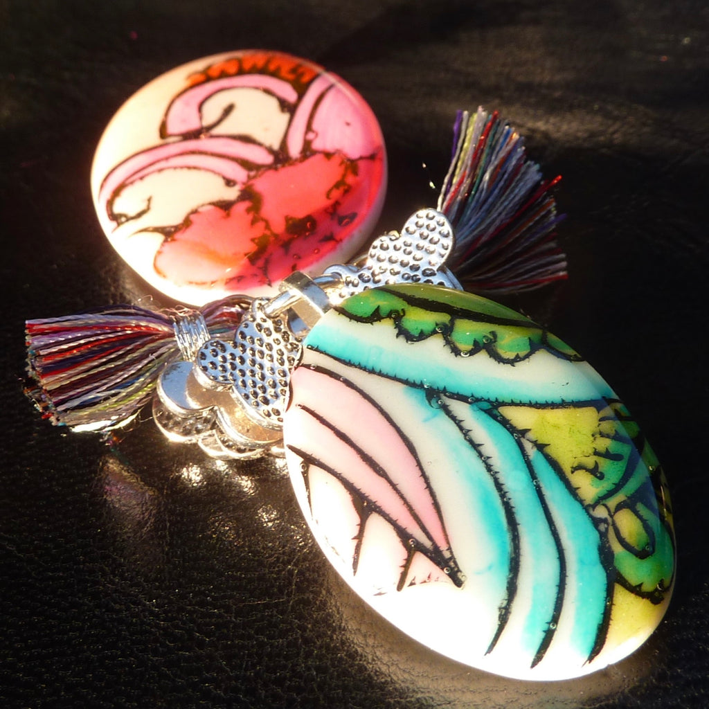 Lys Rose Broche - Labelle Ikeya Création Originale - Broches