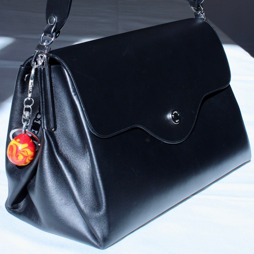 Œuf Alchimie Lumineuse Murano - Labelle Ikeya Création Originale - Porte Clefs Murano