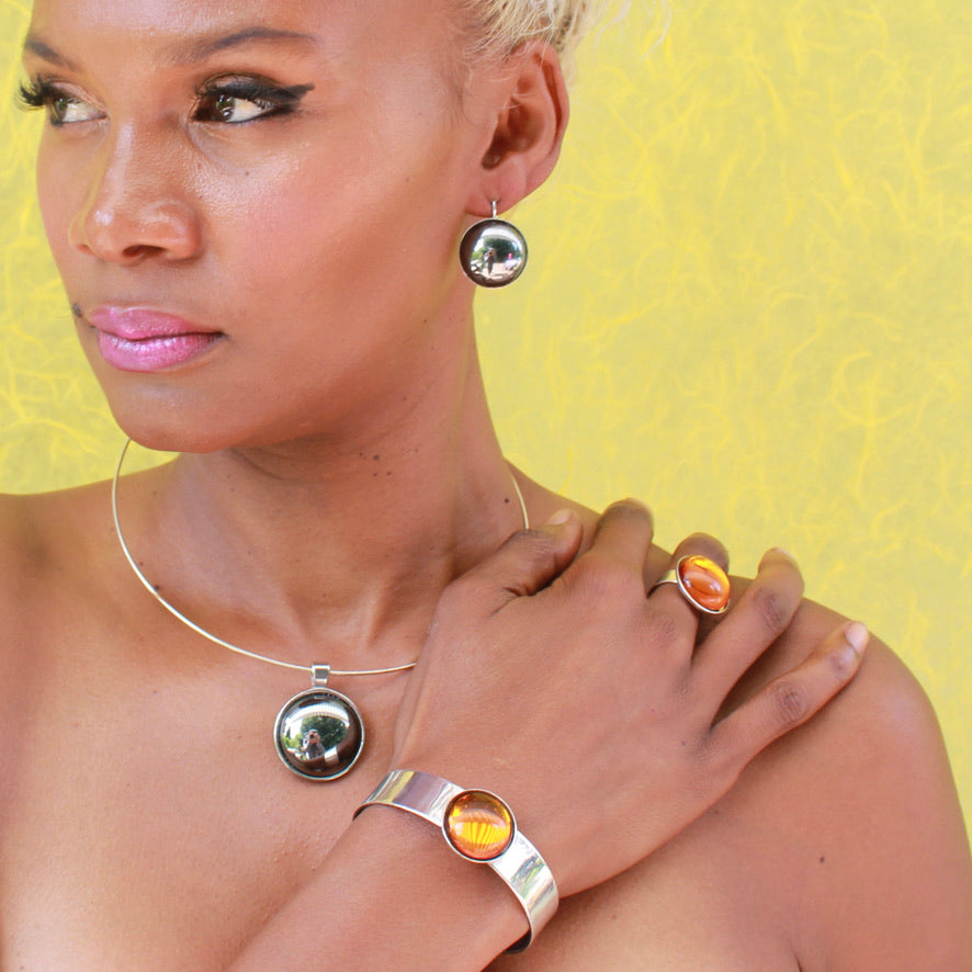 Bague Cristal de Bohème Transparent - Labelle Ikeya Création Originale - Parure