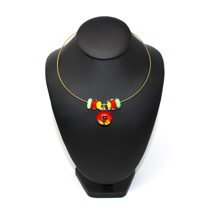 Pensée Ras de Cou Murano - Labelle Ikeya Création Originale - Ras de cou