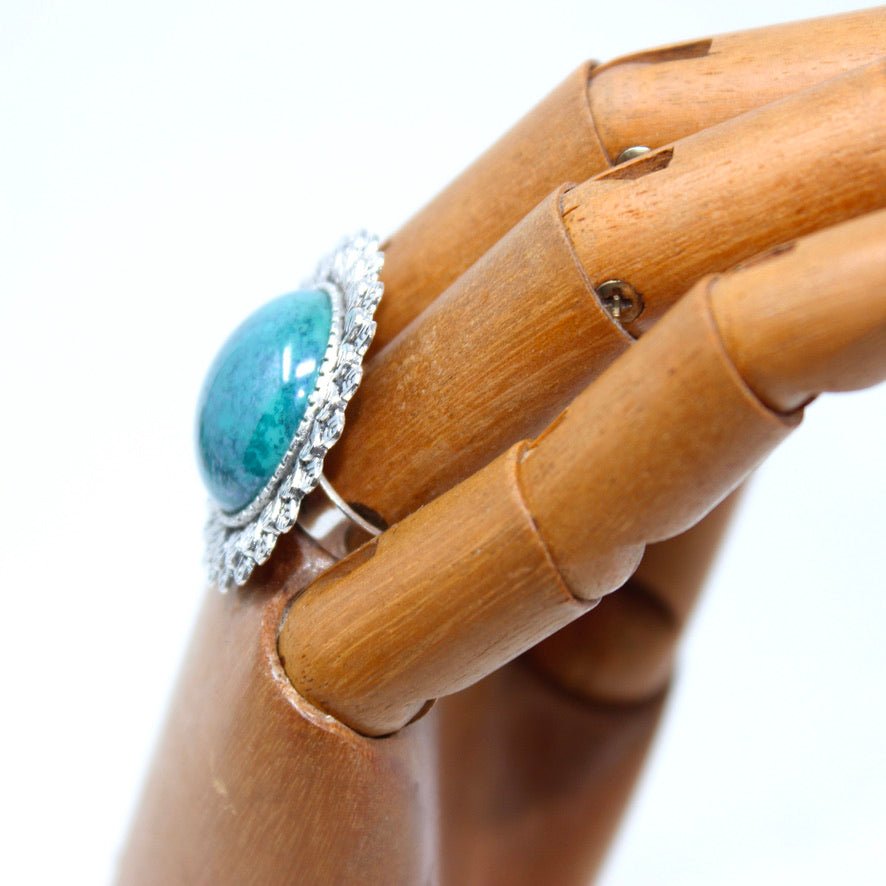 Bague Minérale Turquoise - Labelle Ikeya Création Originale - Bague