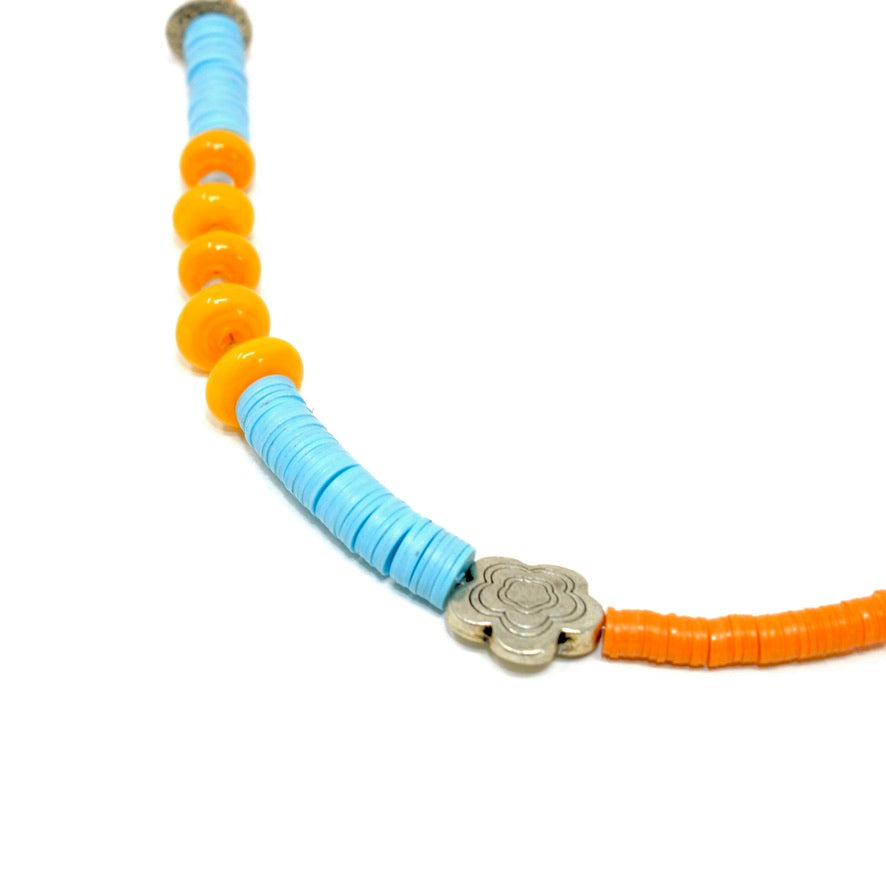 Miami Murano Heishi Lova - Labelle Ikeya Création Originale - Collier