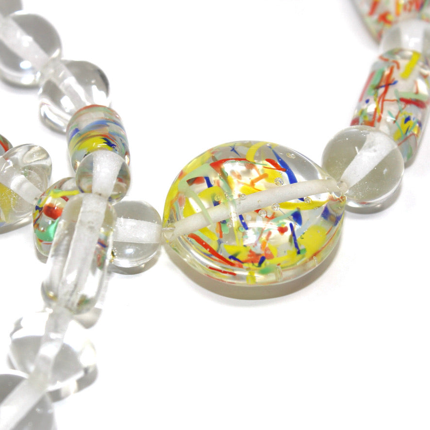 Cristal en Fête Murano Color Prestige - Labelle Ikeya Création Originale - Collier