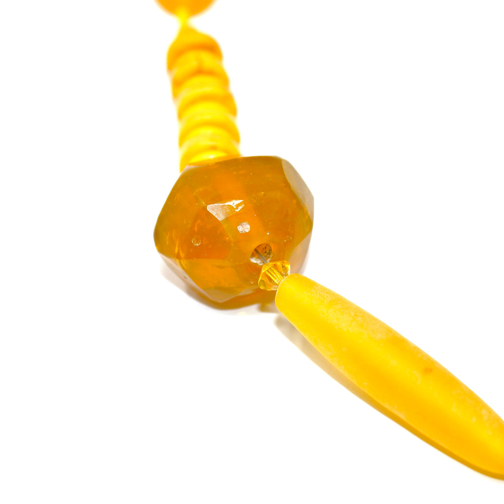 Astria Gypset Yellow Nacre - Labelle Ikeya Création Originale - Sautoir