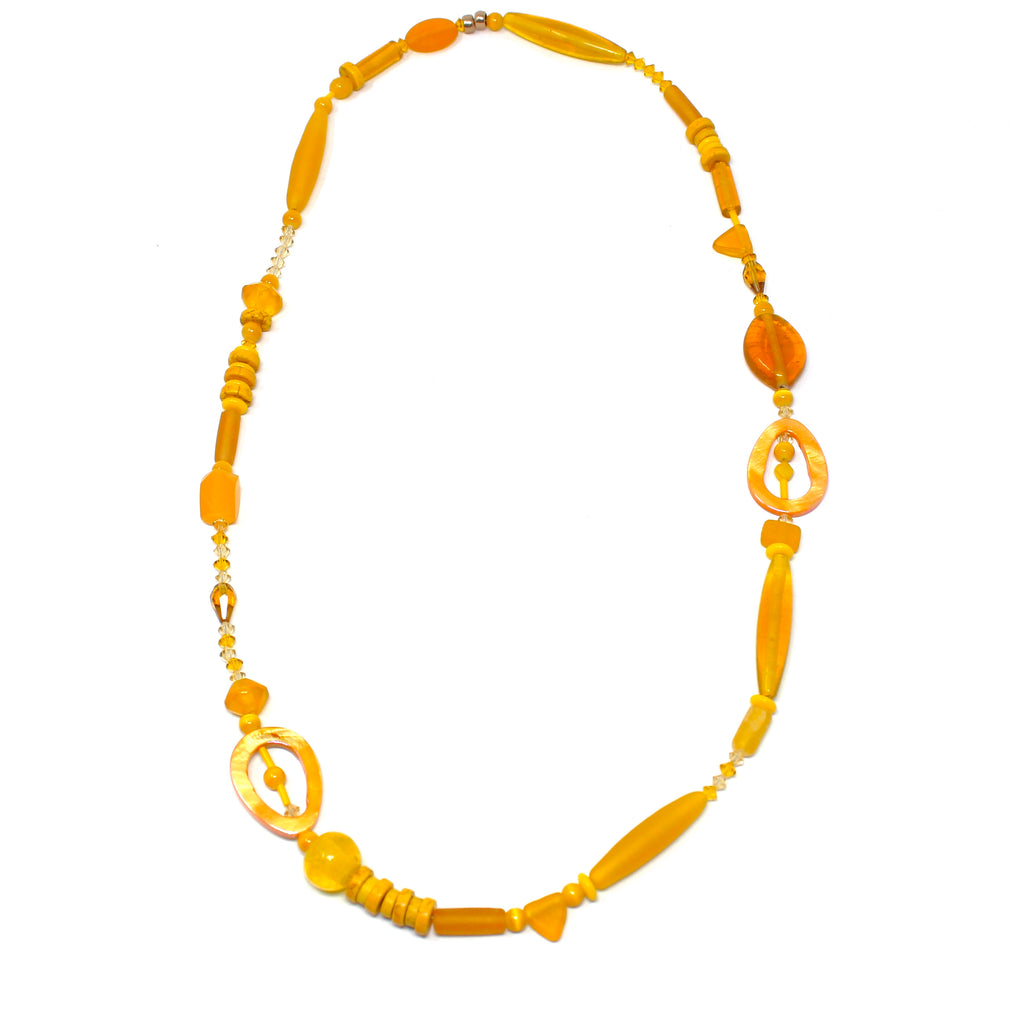 Astria Gypset Yellow Beach - Labelle Ikeya Création Originale - Sautoir