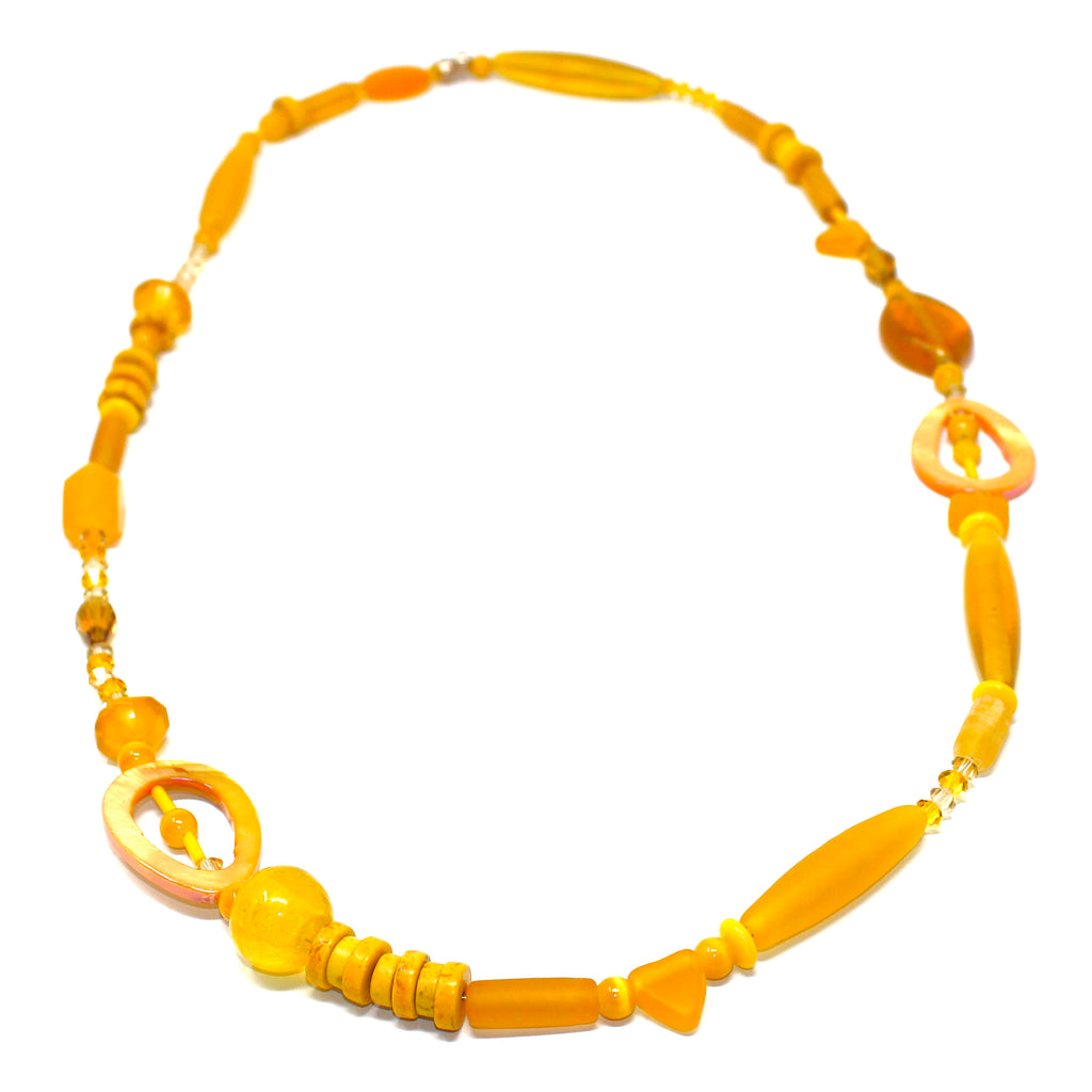 Astria Gypset Yellow Beach - Labelle Ikeya Création Originale - Sautoir