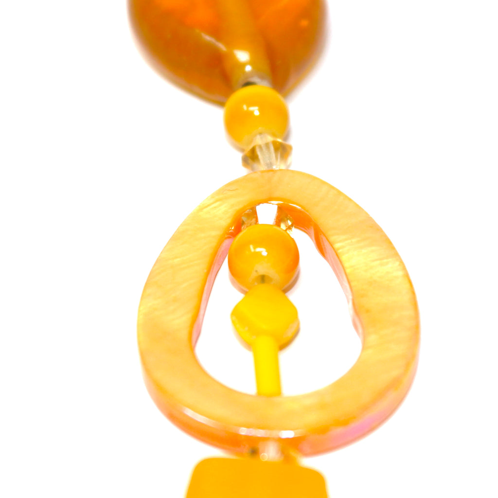 Astria Gypset Yellow Beach - Labelle Ikeya Création Originale - Sautoir