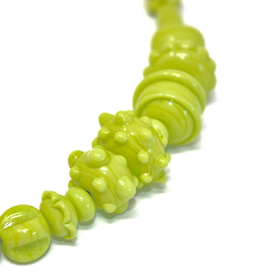 Klima Uni Vers L'Uni Vert Anis Prestige - Labelle Ikeya Création Originale - Collier