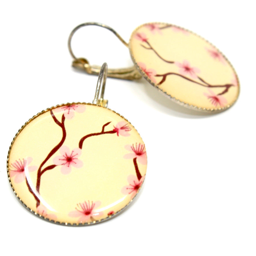 Sakura Bella - Labelle Ikeya Création Originale - Boucles d'oreilles