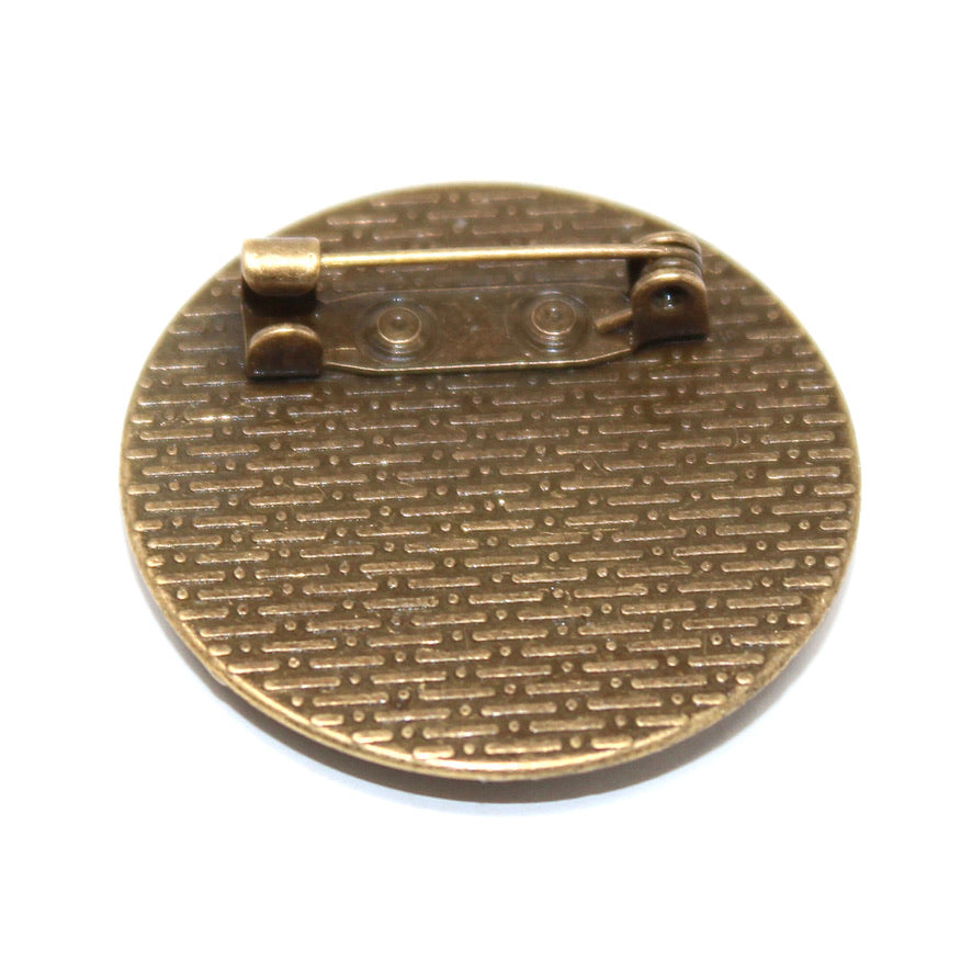 Broche Pin's Me Up Graphic Spirale - Labelle Ikeya Création Originale - Broches