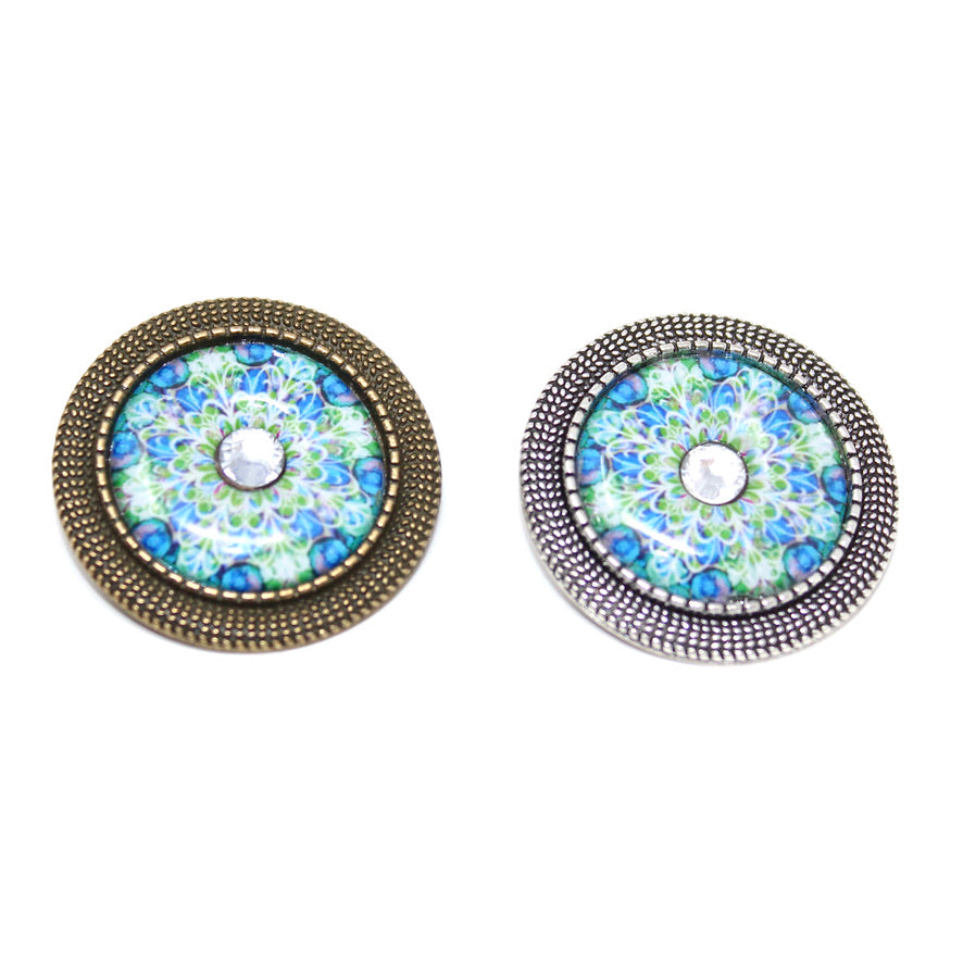 Broche Pin's Me Up Mandala Hoho - Labelle Ikeya Création Originale - Broches