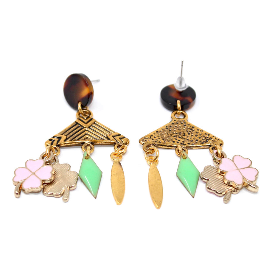 Temple d'Auguste - Labelle Ikeya Création Originale - Puce d'oreilles