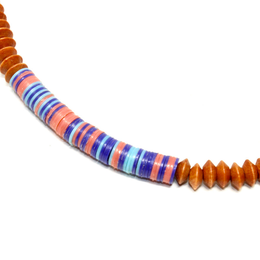 Murano Heishi Miami Fun - Labelle Ikeya Création Originale - Collier