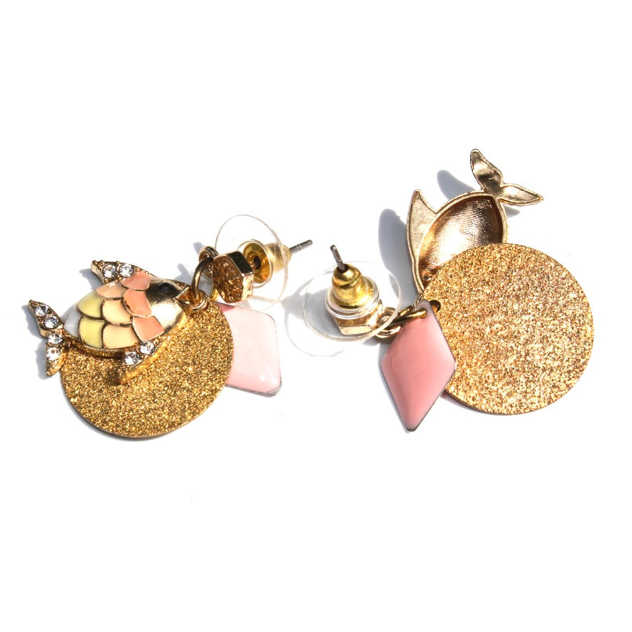 Animal Fish - Labelle Ikeya Création Originale - Puce d'oreilles