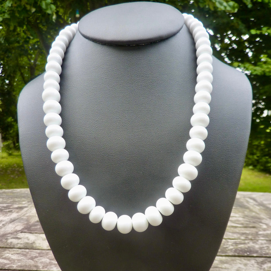 Bianca Uni Vers L'Uni Blanc Prestige - Labelle Ikeya Création Originale - Collier