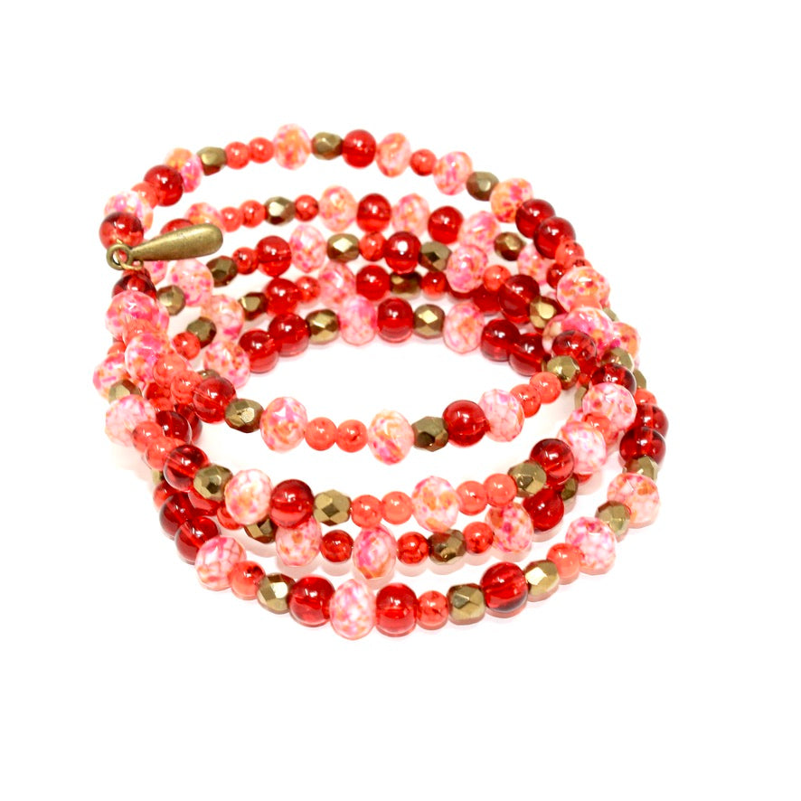 Rosso Lola Manchette - Labelle Ikeya Création Originale - Bracelets