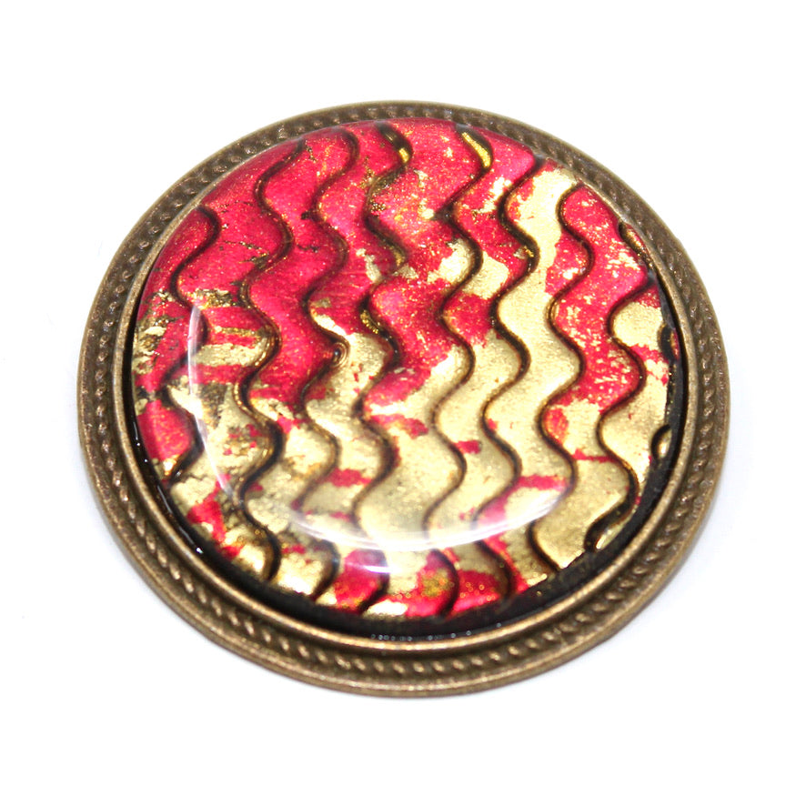 Broche Pin's Me Up Terra Oro - Labelle Ikeya Création Originale - Broches