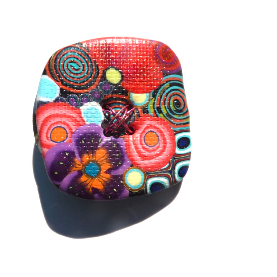 Tentations Florales - Labelle Ikeya Création Originale - Broches