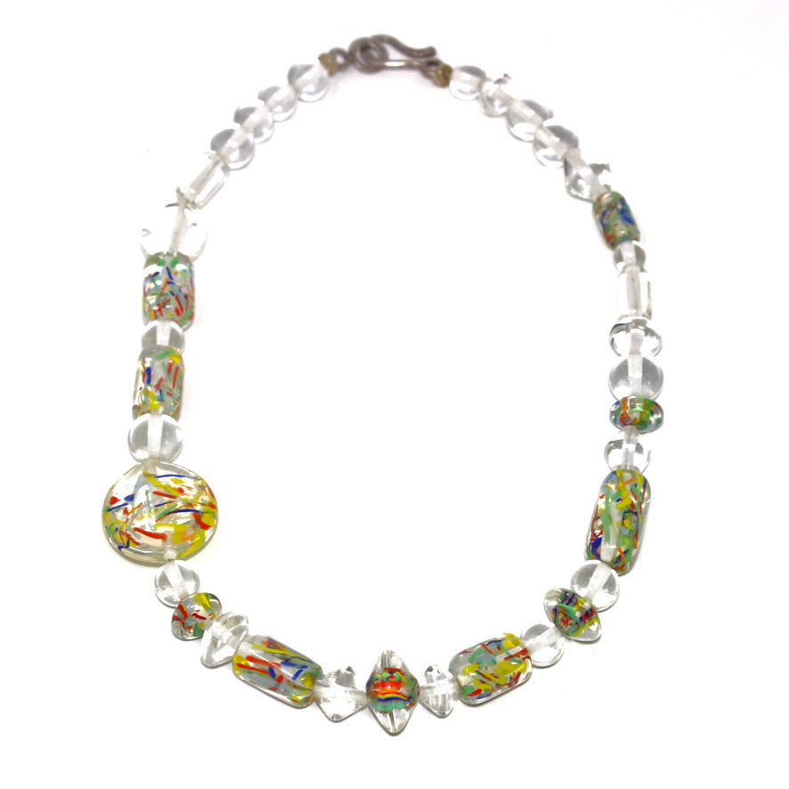 Cristal en Fête Murano Color Prestige - Labelle Ikeya Création Originale - Collier