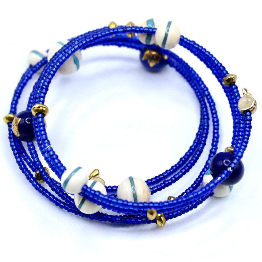 Ara Salsa Manchette Murano à la feuille d'or - Labelle Ikeya Création Originale - Bracelets