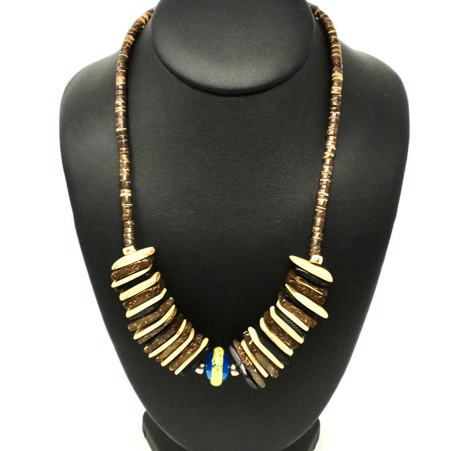 Reflets Bois Flotté - Labelle Ikeya Création Originale - Collier