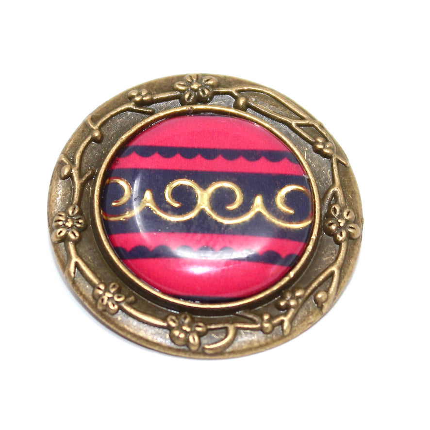 Broche Pin's Me Up Baya Loro - Labelle Ikeya Création Originale - Broches