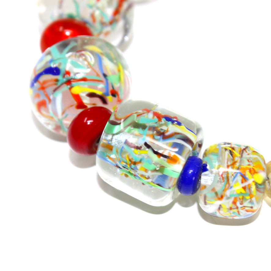 Murano Cristal Color Prestige - Labelle Ikeya Création Originale - Collier