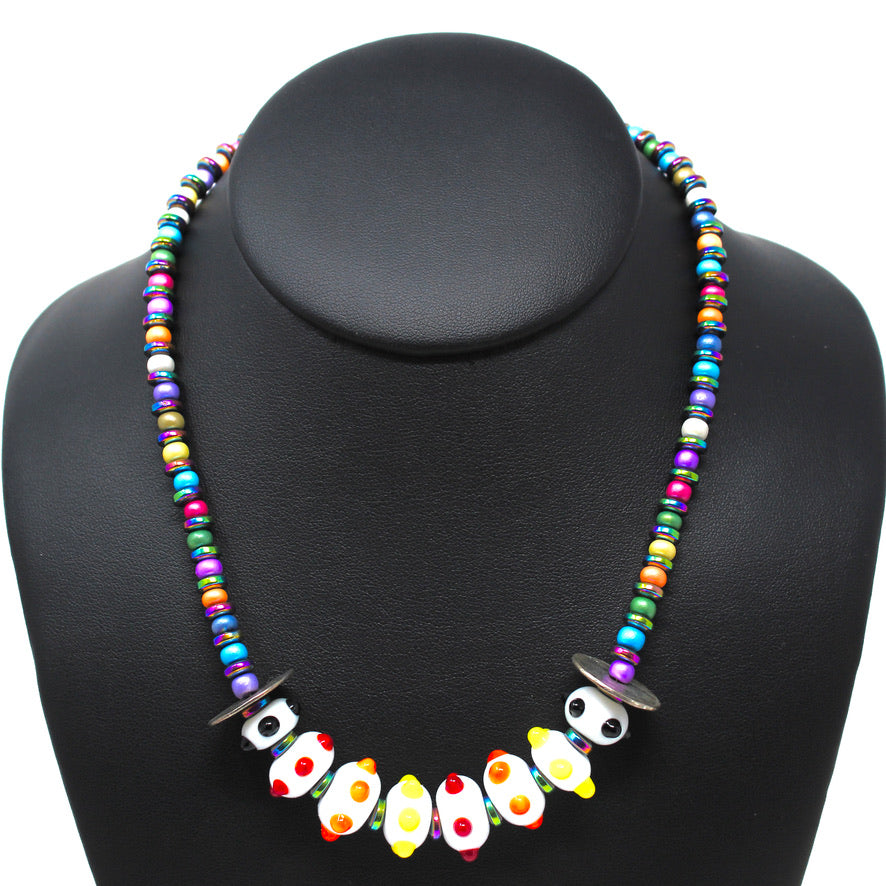 Color Murano Blanco - Labelle Ikeya Création Originale - Collier