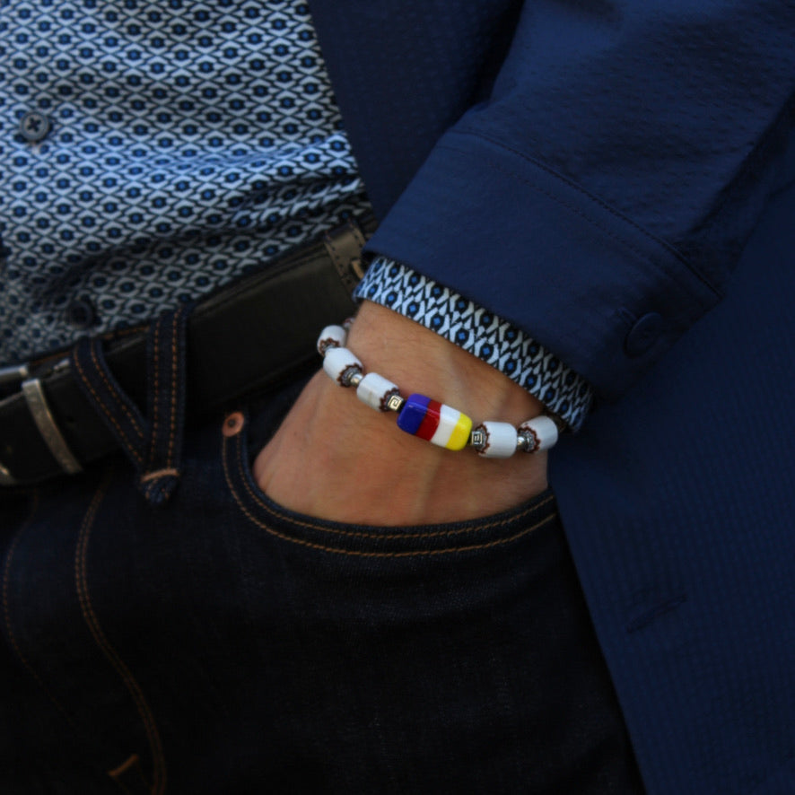 Soledo Chevrons Iconic Homo Murano - Labelle Ikeya Création Originale - Bracelets