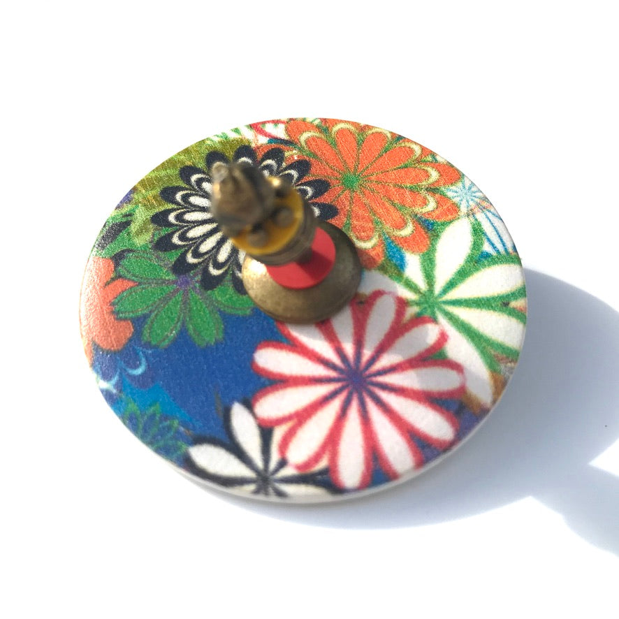 Bouton d'Or Multicolore - Labelle Ikeya Création Originale - Broches