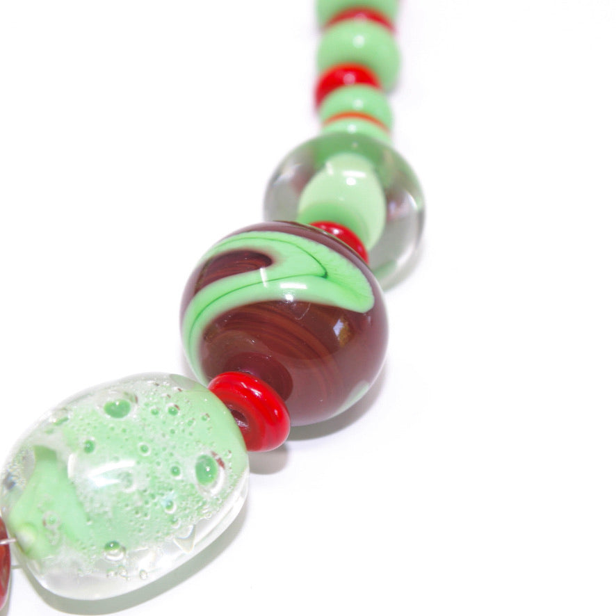 Fuega Verde Murano Prestige - Labelle Ikeya Création Originale - Collier