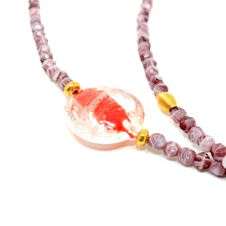 Ghanthara Sautoir Murano - Labelle Ikeya Création Originale - Sautoir