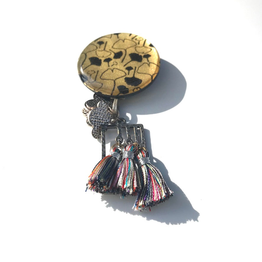 Ginkgo Biloba Broche - Labelle Ikeya Création Originale - Broches