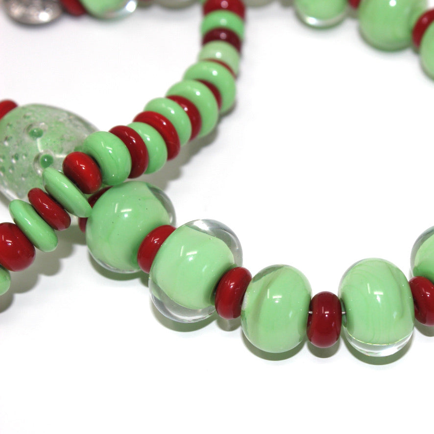 Fuega Verde Murano Prestige - Labelle Ikeya Création Originale - Collier