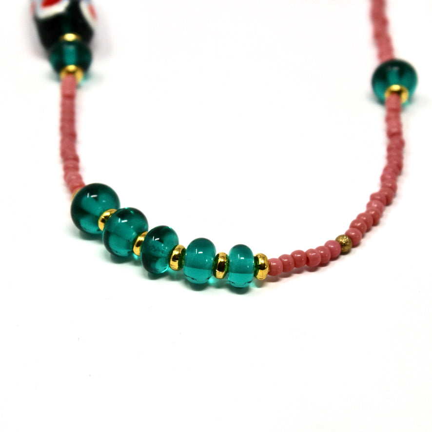 Sautoir Œil de Paon - Labelle Ikeya Création Originale - Sautoir