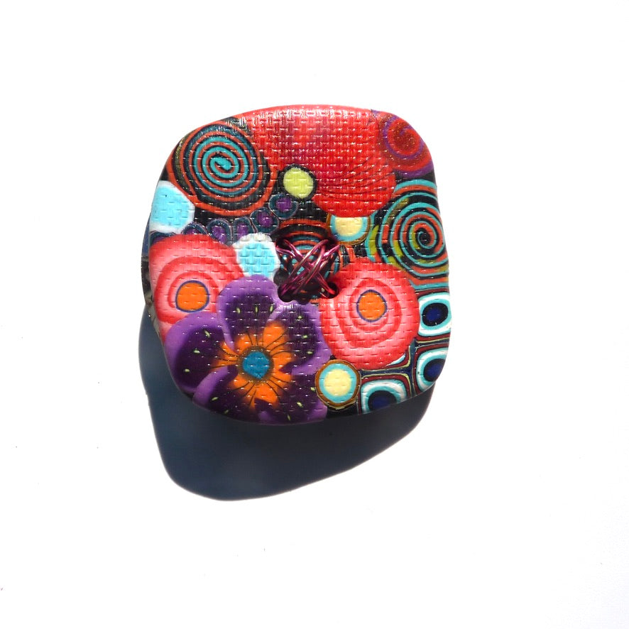 Tentations Florales - Labelle Ikeya Création Originale - Broches