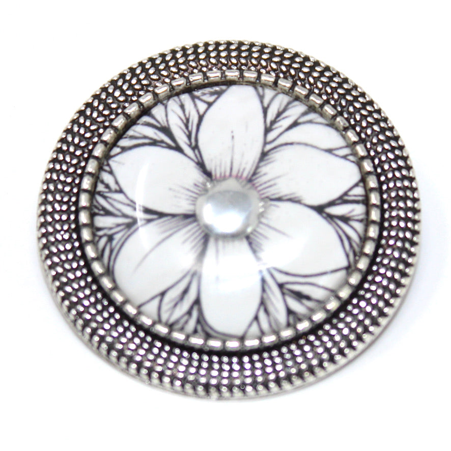 Broche Pin's Me Up Floralie - Labelle Ikeya Création Originale - Broches