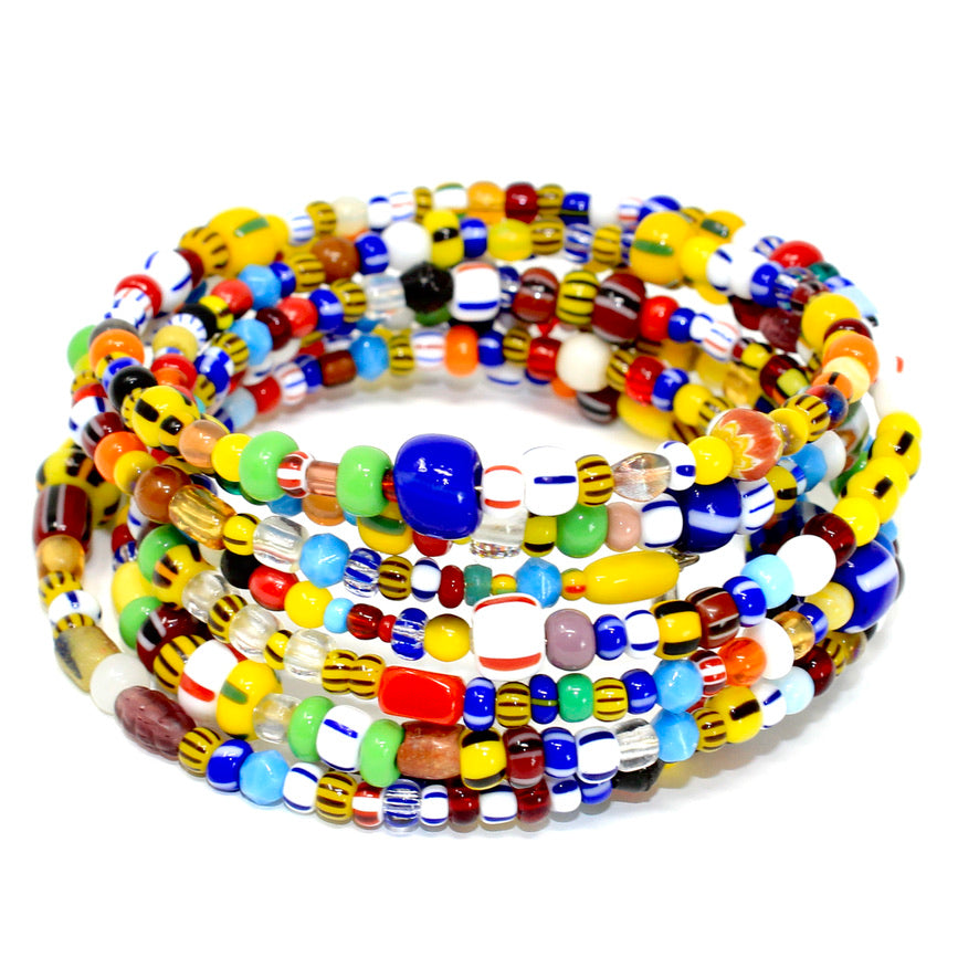 Rocailles Party Manchette - Labelle Ikeya Création Originale - Bracelets