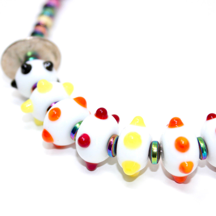 Color Murano Blanco - Labelle Ikeya Création Originale - Collier