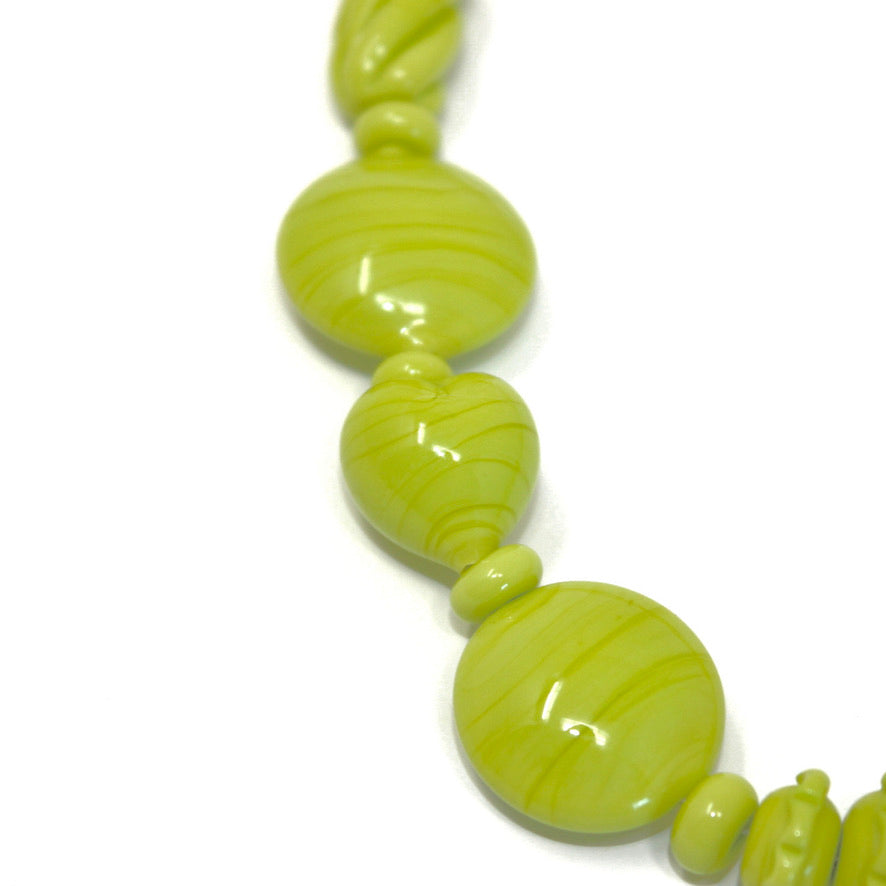 Klima Uni Vers L'Uni Vert Anis Prestige - Labelle Ikeya Création Originale - Collier