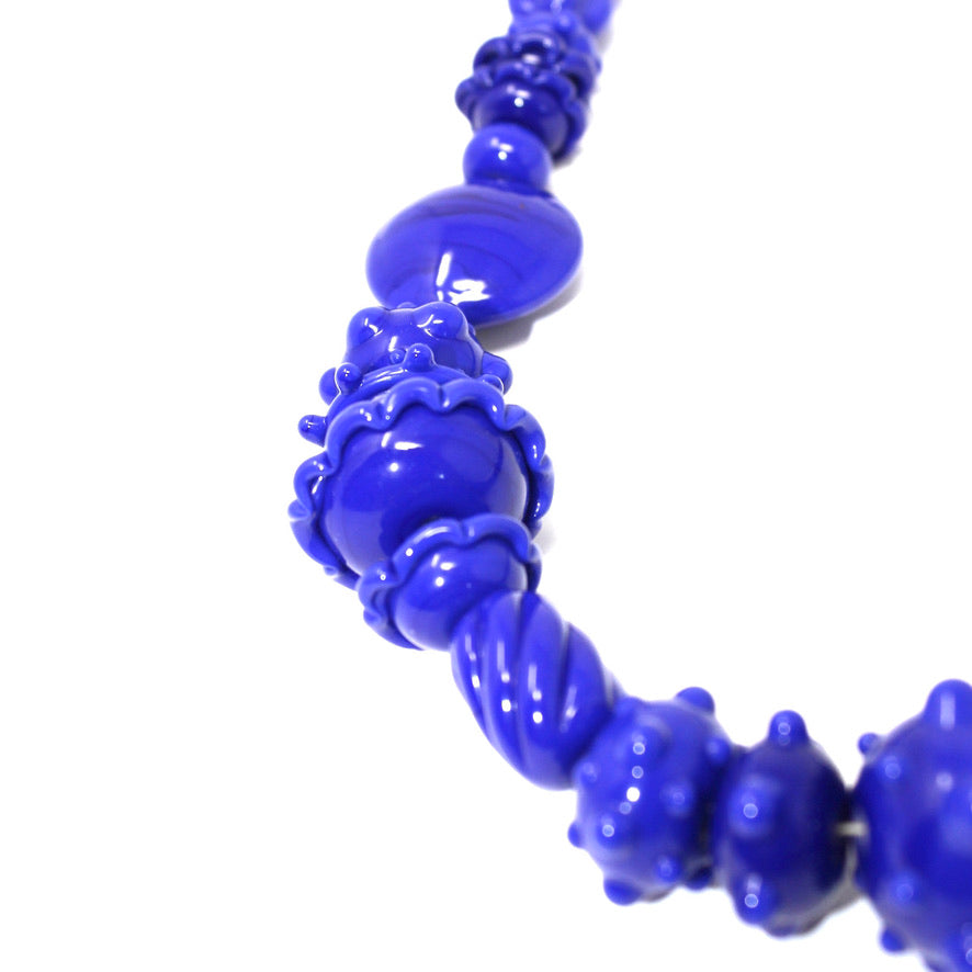 Égée Uni Vers L'Uni Bleu Roy Prestige - Labelle Ikeya Création Originale - Collier