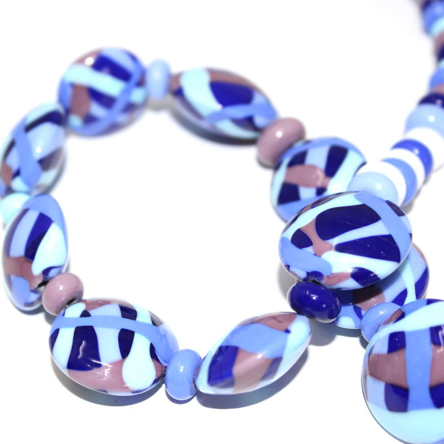 Terre Céleste Azurée - Labelle Ikeya Création Originale - Collier