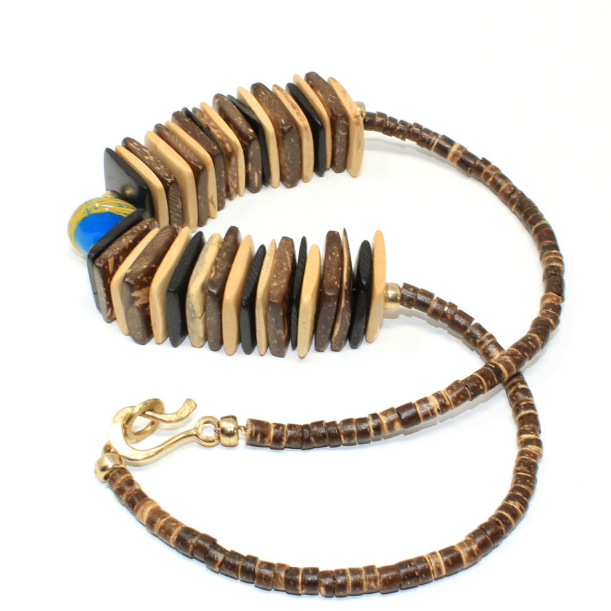 Reflets Bois Flotté - Labelle Ikeya Création Originale - Collier