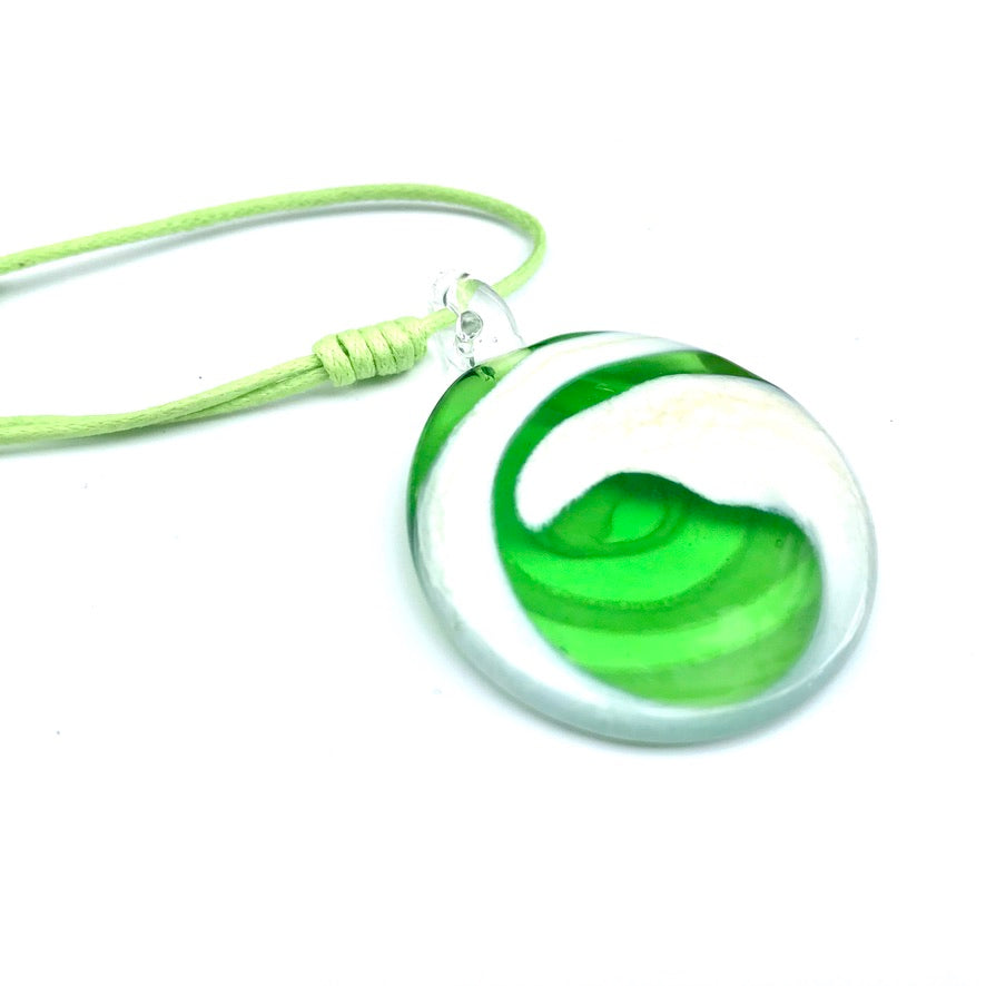 Sucettes Murano en Cordons d'été aux Senteurs Estivales - Labelle Ikeya Création Originale - Collier