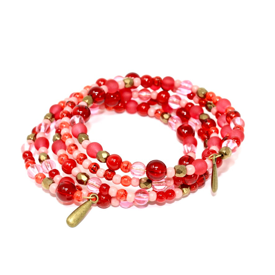 Rosso Lhao Manchette - Labelle Ikeya Création Originale - Bracelets