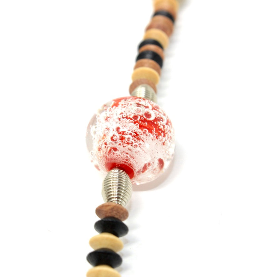 Bulle Boisée de la Mer - Labelle Ikeya Création Originale - Sautoir